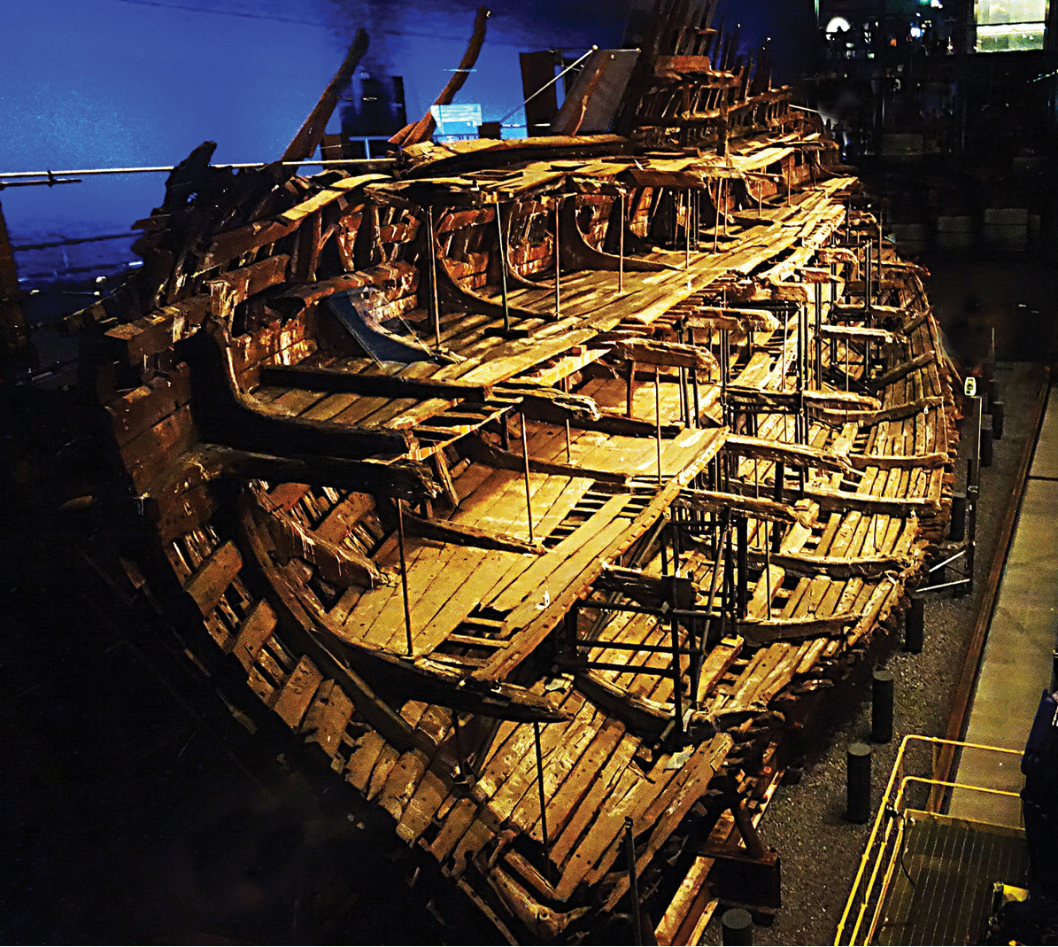 The Preserved Remains of The Mary Rose